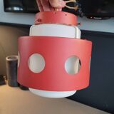 Suspension space-age en opaline et métal