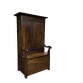 Meuble d'entrée, vestiaire breton en chêne et châtaignier 19ème