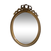 Miroir ovale style Louis XVI