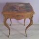 19th century giltwood work table
