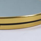 Vintage oval mirror – gold and elegance from the 50s and 60s