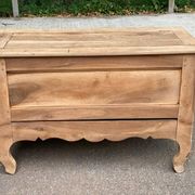 18th-century stripped chest in solid walnut