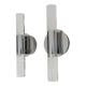 Paire d'appliques murales led rabalux aphrodite double tube