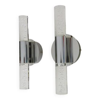 Pair of Rabalux Aphrodite double tube LED wall lights