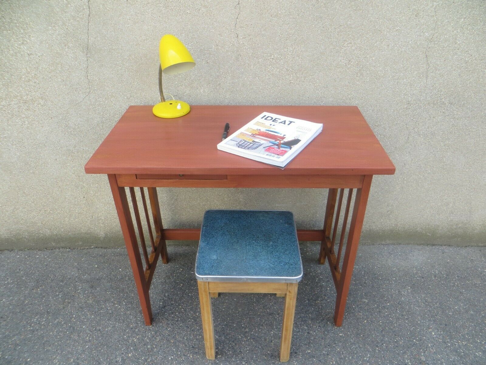 Modernist desk years 50 vintage