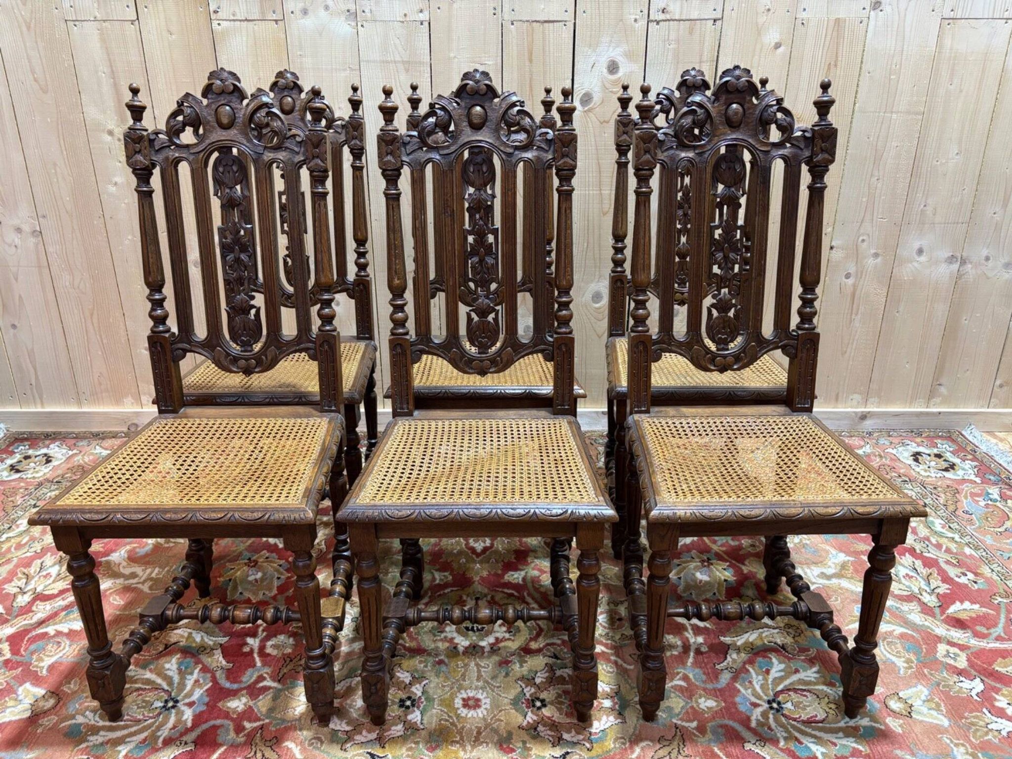 Série de 6 chaises haute époque