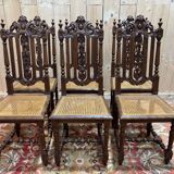 Set of 6 vintage high chairs