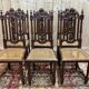 Set of 6 vintage high chairs