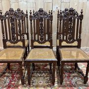 Série de 6 chaises haute époque
