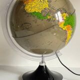 Illuminated terrestrial globe made in italy