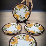 Set 4 plates Paradisio Boch