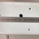 Large electric office clock vintage brass and wood Annees 60