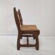 MidCentury Brutalist Oak "Razor Blade" Dining Chairs, Set of 6, France 60's