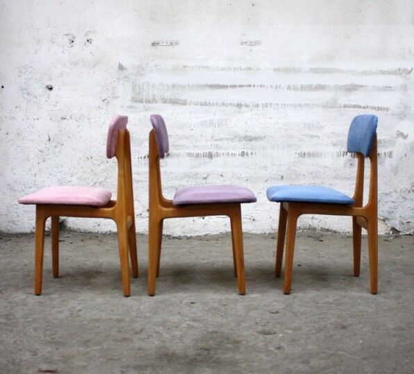 The pastel 1960s vintage Chair
