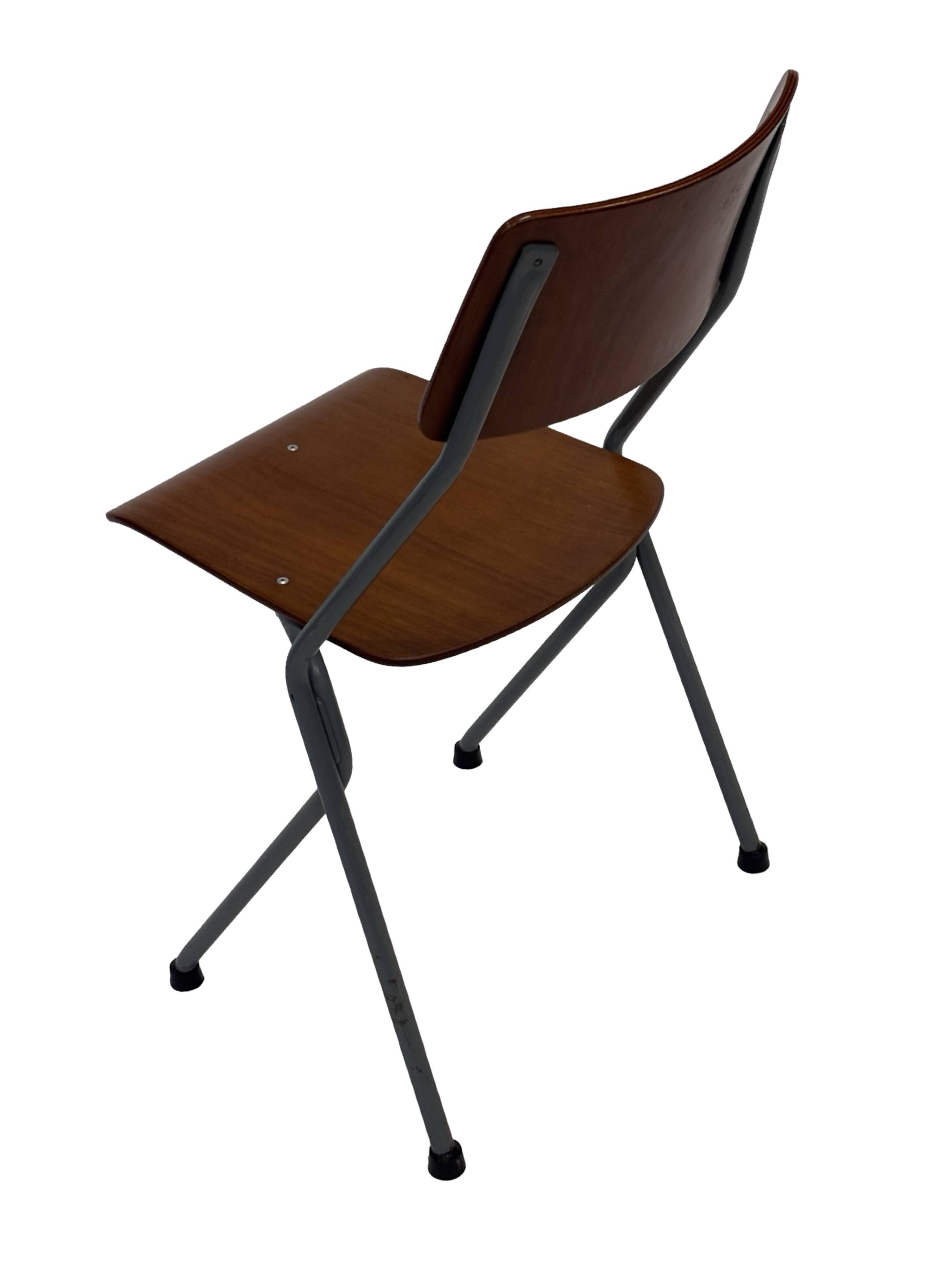 Vintage chair by Ahrend Cirkel 1960s minimalist Dutch design