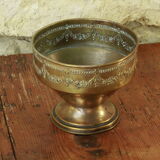 Ancien cache pot en laiton
