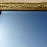 Antique wooden mirror with gilded stucco 65x83cm