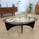 Vintage oval Astro coffee table
