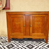 Art Deco sideboard, light oak and black
