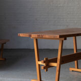 Dining set of 3 in solid oregon pine