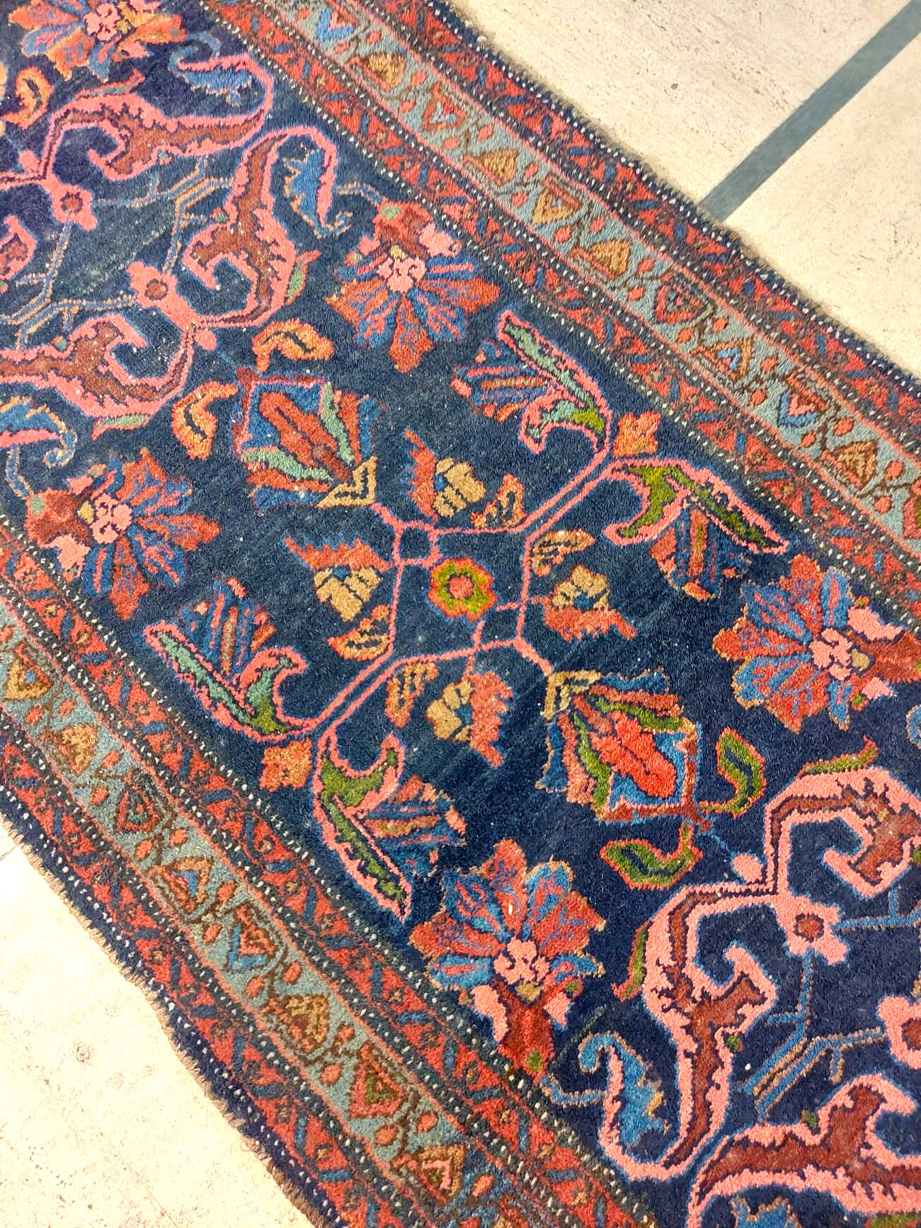 Tapis de galerie persan Maleyer , 615x80.