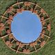 Large "peacock" mirror from the 1960s - Roman creations (Monóvar) - sealed.