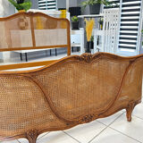 Lit basket in caning Louis XV style 1950