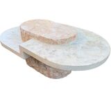 Stone coffee table