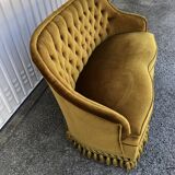 Bench velvet gold vintage