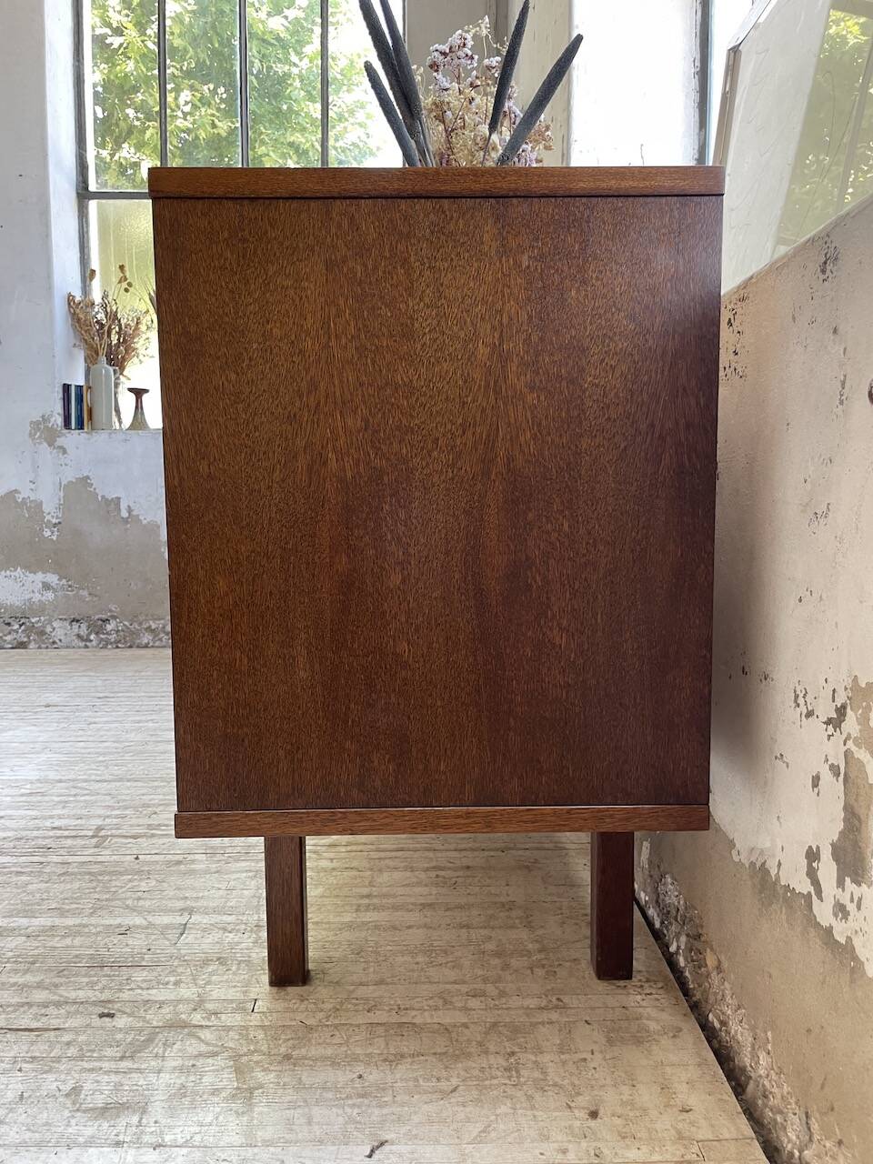 1950s modernist oak sideboard
