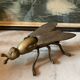 Golden metal insect ashtray