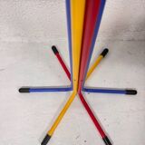 Multicolored children's coat rack