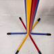 Children's coat rack in multi-colored metal