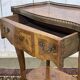 1970s Louis XV style side table in rosewood and beech.