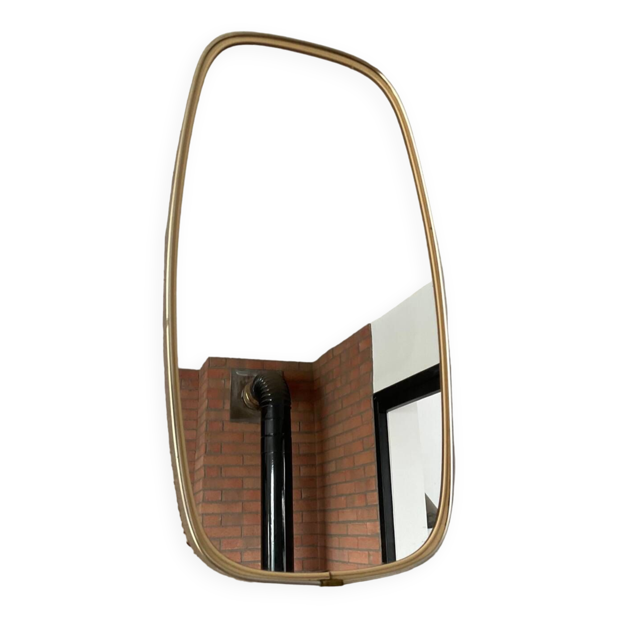 Free form rear view mirror from the 60s and 70s