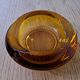 Amber glass ashtray or empty pocket