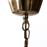 Suspension scandinave en laiton des années 1960/70