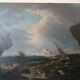 Ships in a Storm, oil on canvas, late 17th century