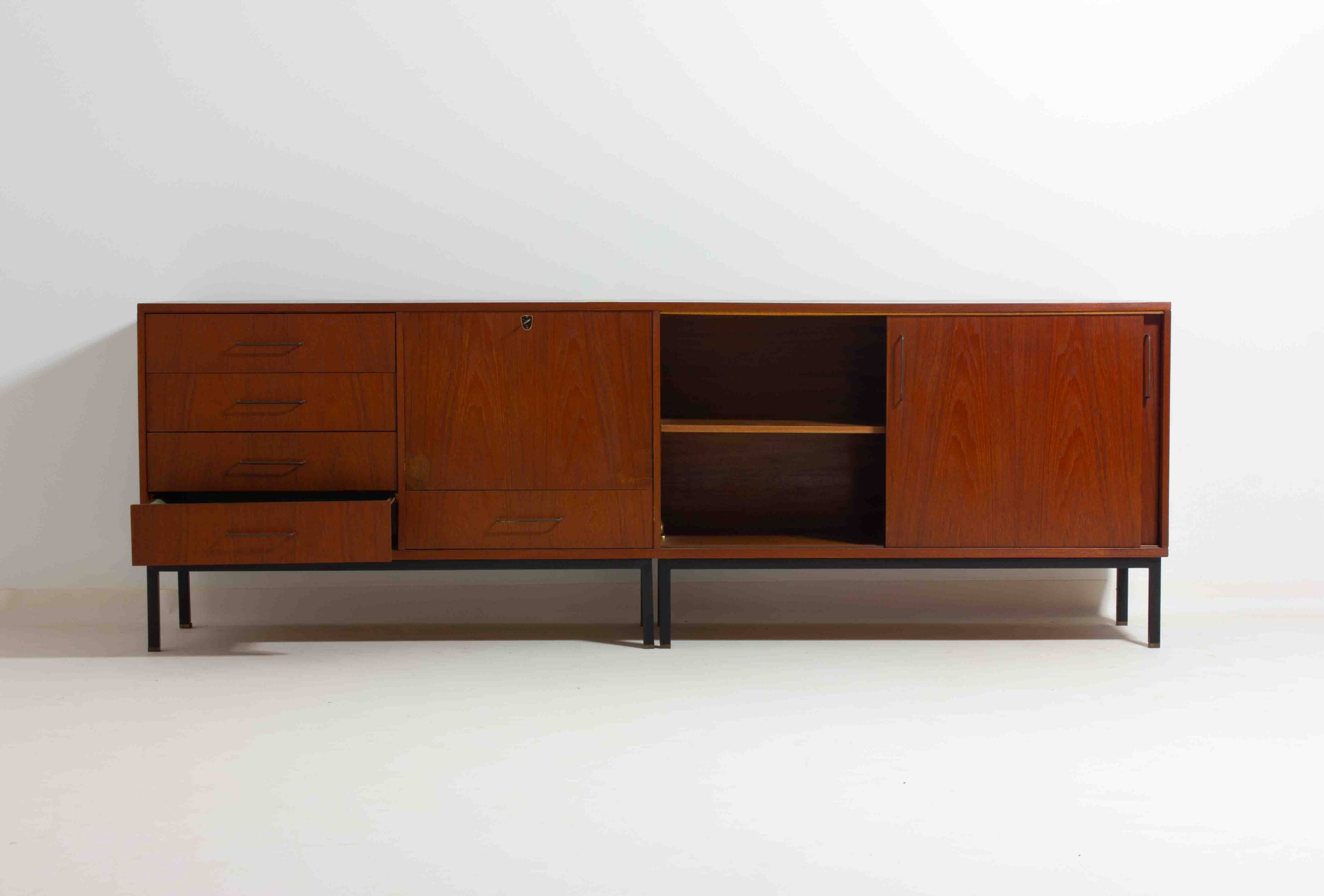 Sideboard in teak by C. Wulput, Belgium 1960s