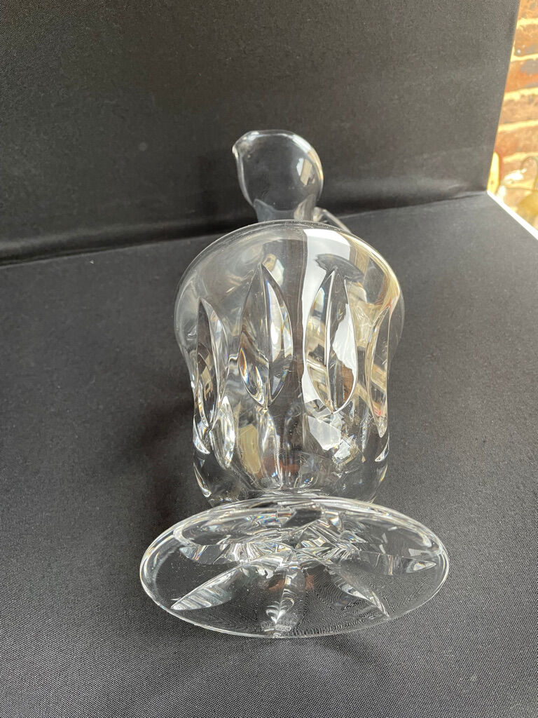 Carafe broc ewer (1) - Art Nouveau - Blown and cut crystal
