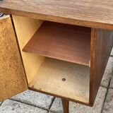 Vintage mid century modern oak desk