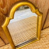 Old golden mirror