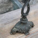 Pair of vintage candlesticks, baroque rococo style.