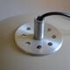 Brown gradient plastic pendant light 1970s