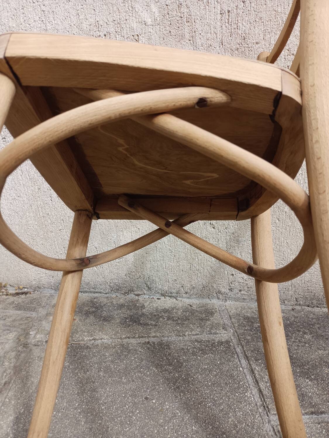 Two curved chairs
