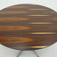 Arne Jacobsen Round Palisander Dining Table for Fritz Hansen, Denmark, 1980