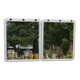 Pair of lodge mirrors, italian design 1970s