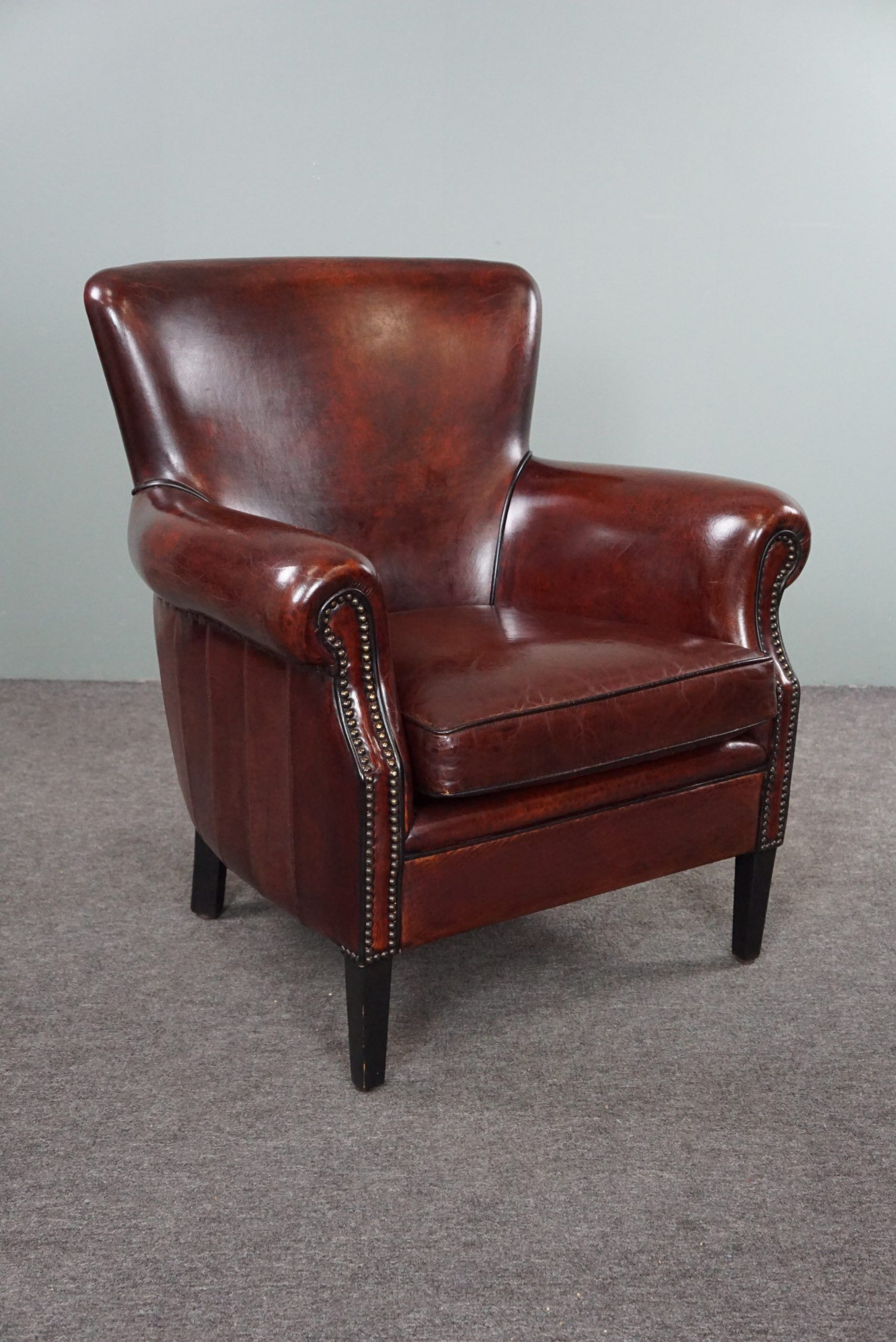 Leather armchair, Lounge Atelier
