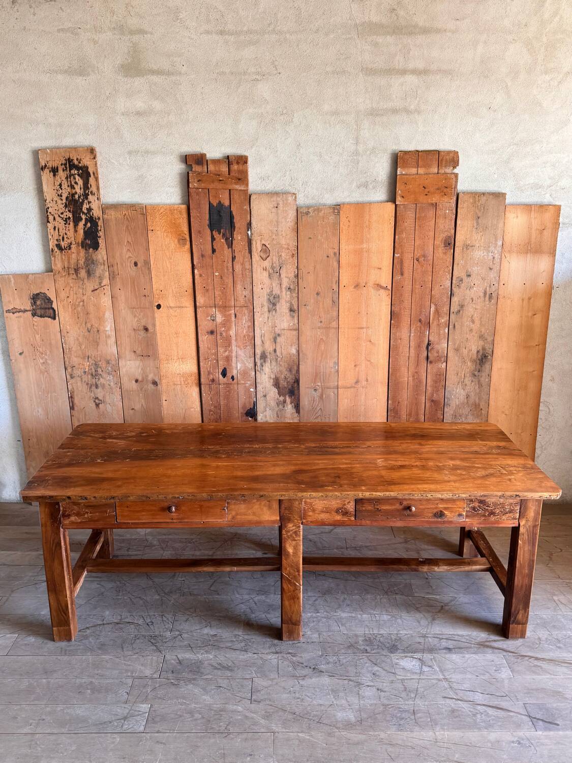 Farmhouse table for 10 people