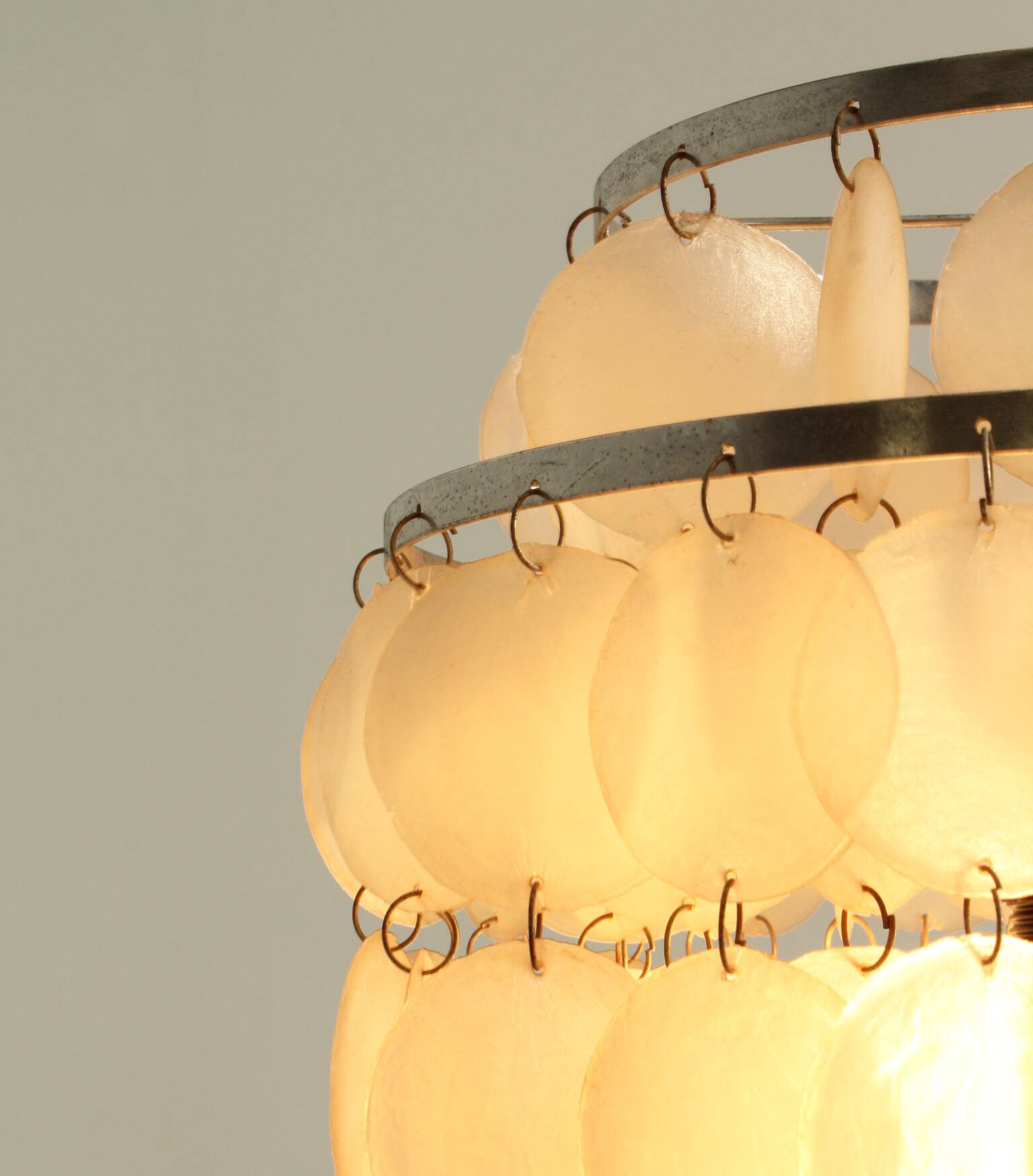 German chandelier in the style of Verner Panton, 1970s.